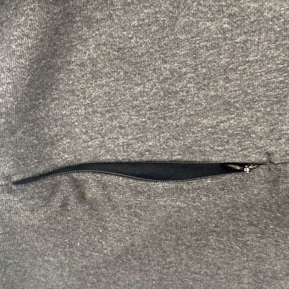 Nike Dri-fit Versa Studio Mock Neck Sweatshirt   Gray Long Sleeve‎ Zip Pocket S - Picture 8 of 13